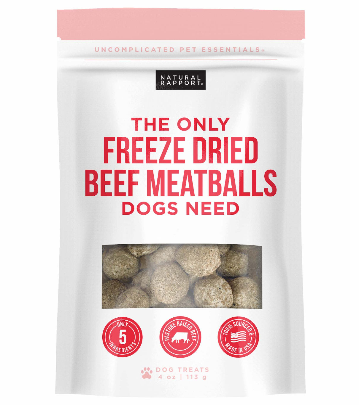 Freeze Dried Beef Meatballs