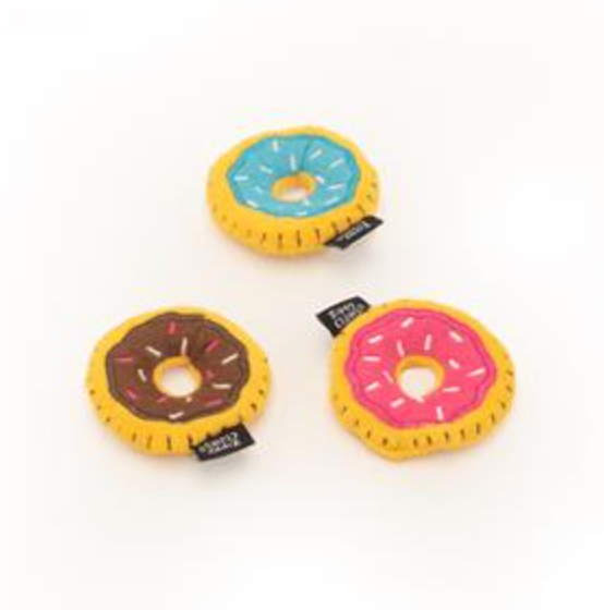 ZippyClaws Mini Donutz 3-Pack